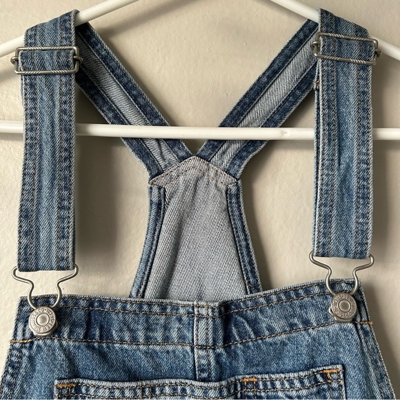 Denim Overall Shorts - Picture 6 of 8